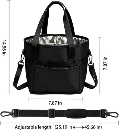 Drink Carrier Bag 4 Cup Holder, Reusable Beverage Carrier
