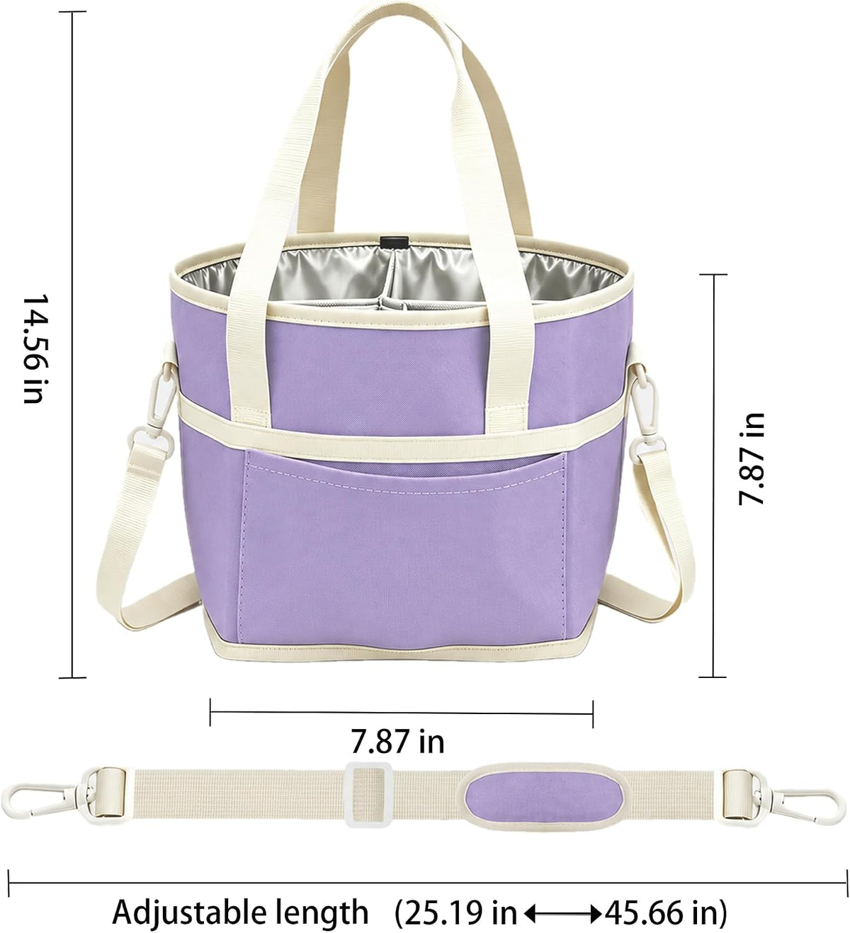 Drink Carrier Bag 4 Cup Holder, Reusable Beverage Carrier