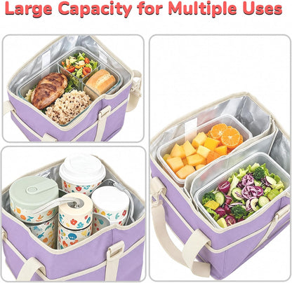 Drink Carrier Bag 4 Cup Holder, Reusable Beverage Carrier