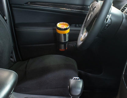Large Plastic Cup & Beverage Holder, Black, 44oz (3.5L), Pack of 2