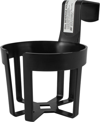 Large Plastic Cup & Beverage Holder, Black, 44oz (3.5L), Pack of 2