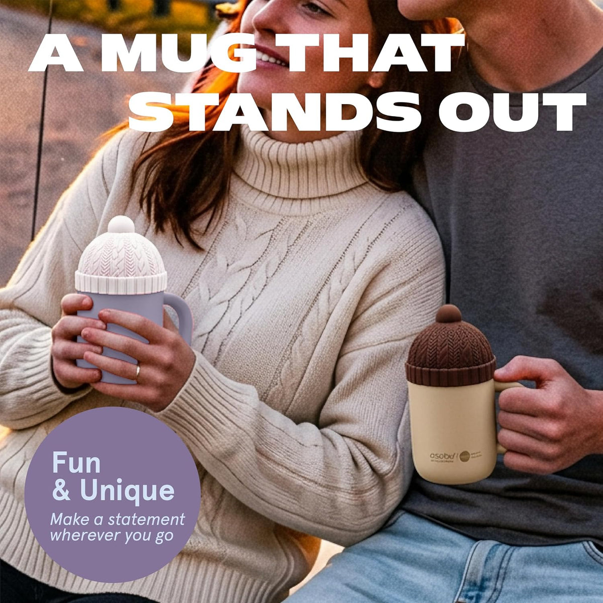 Ultimate Ceramic Travel Mug, 12oz Insulated Stainless Steel Coffee Cup with Handle & Splash-Resistant Lid, Ceramic Lined for Pure Taste, BPA-Free, Double-Wall Vacuum for Hot Drinks