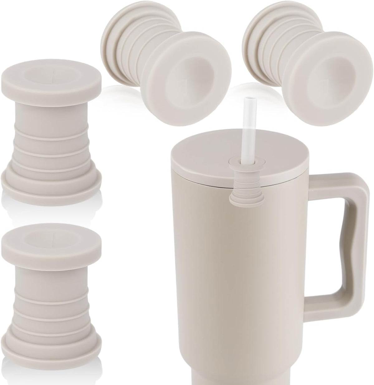 4pcs Replacement Stopper for 30oz 40oz Tumblers with Handle
