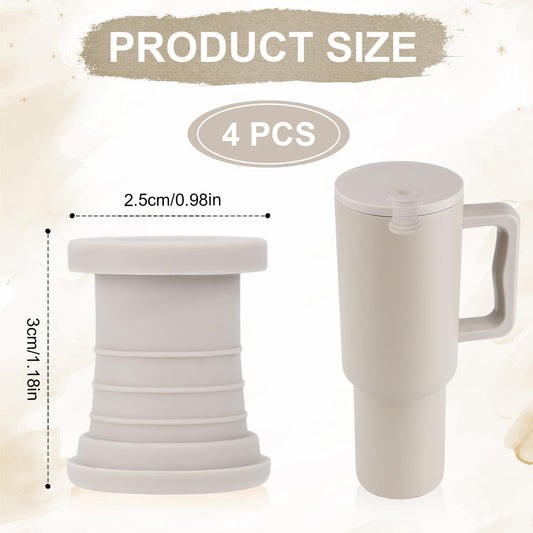4pcs Replacement Stopper for 30oz 40oz Tumblers with Handle