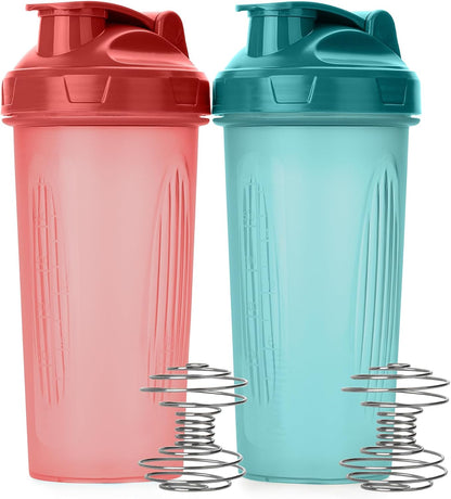Protein Shaker Bottles, 2 Pack, 28 oz
