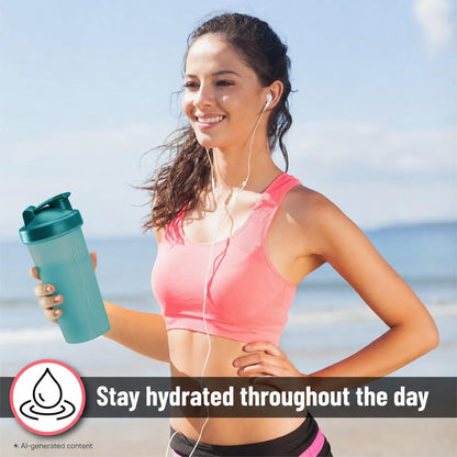 Protein Shaker Bottles, 2 Pack, 28 oz