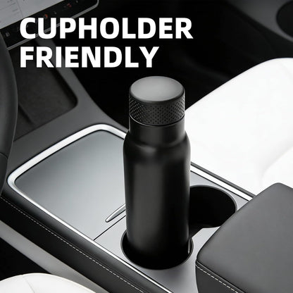 21 oz Insulated Water Bottle, Leakproof Stainless Steel Flask