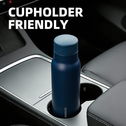 21 oz Insulated Water Bottle, Leakproof Stainless Steel Flask