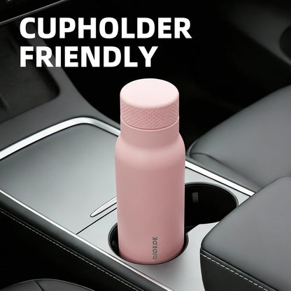 21 oz Insulated Water Bottle, Leakproof Stainless Steel Flask