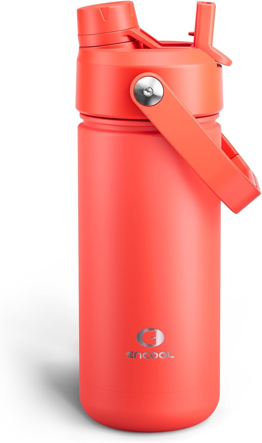 Insulated Water Bottle with Straw Stainless Steel Water Bottle, Leak-Proof, BPA-Free, Double Wall Vacuum Keeps Cold for 24 Hours for Sports, Travel, School (26 oz, Cotton Candy) - Colors C