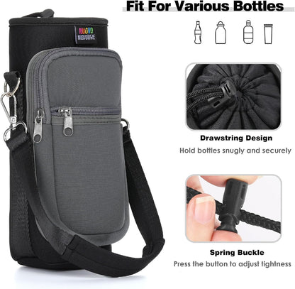 Water Bottle Carrier, 1000ML, Black - Colors B