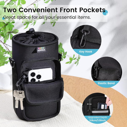 Water Bottle Carrier, 1000ML, Black - Colors B