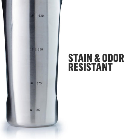 Radian Stainless Steel Shaker Bottle 26 oz Black