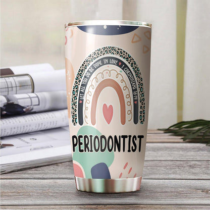 Let All You Do Be Done In Love Postal Clerk Tumbler Stainless Steel 20oz, Office Gifts Women Men Work Friends Coworker, Driking Coffee Cup For Birthday Christmas - Colors Q