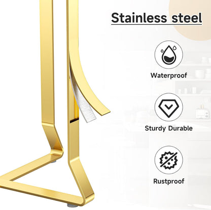 Foldable Water Bottle Drying Rack, Stainless Steel Tumbler Dryer Stand for Kitchen Counter, Multifunctional Space-Saving Cup Drainer for Bottles, Baby Bottles, Glasses & Reusable Bag (Silver)