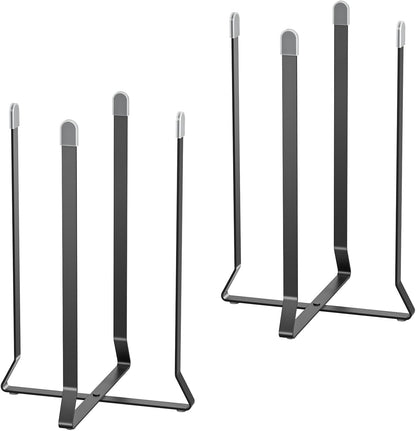 Foldable Water Bottle Drying Rack, Stainless Steel Tumbler Dryer Stand for Kitchen Counter, Multifunctional Space-Saving Cup Drainer for Bottles, Baby Bottles, Glasses & Reusable Bag (Silver)