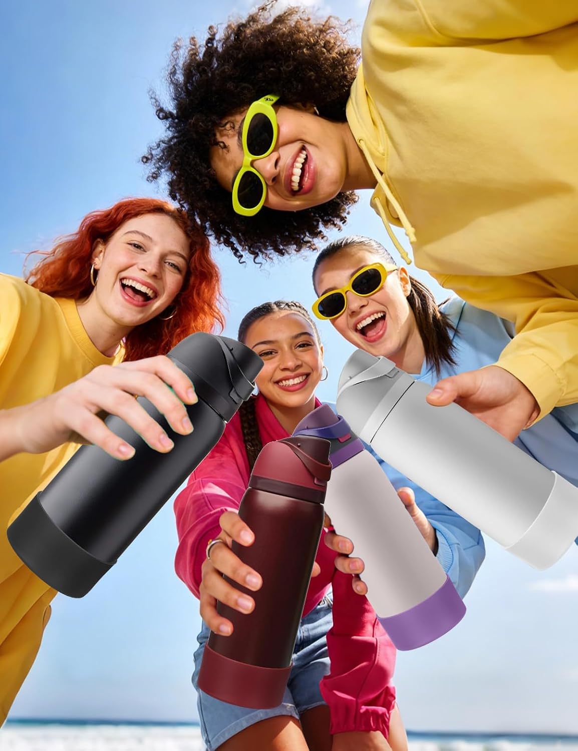 2PCS Silicone Boot for Owala FreeSip Water Bottle 32oz