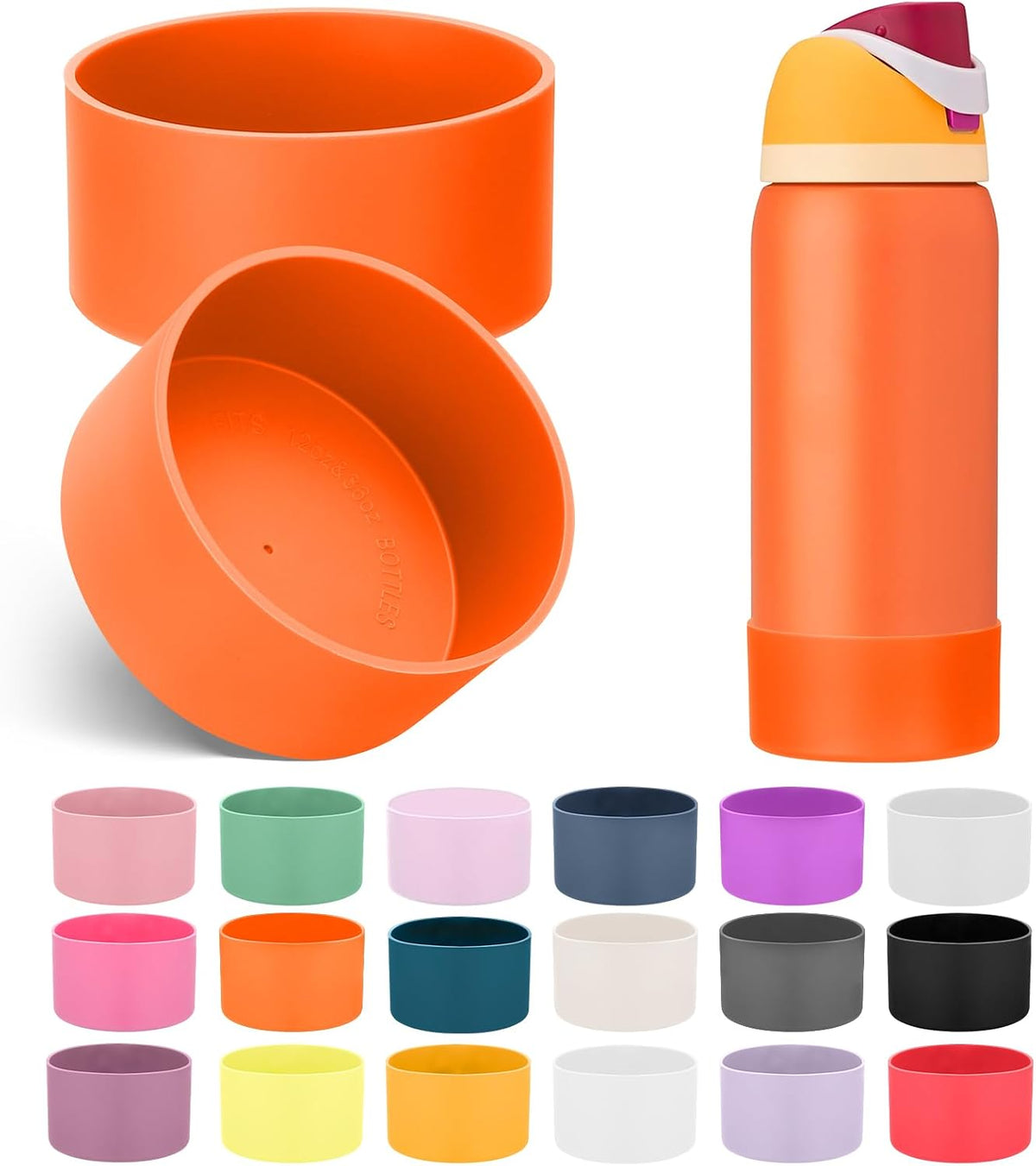 2PCS Silicone Boot for Owala FreeSip Water Bottle 32oz