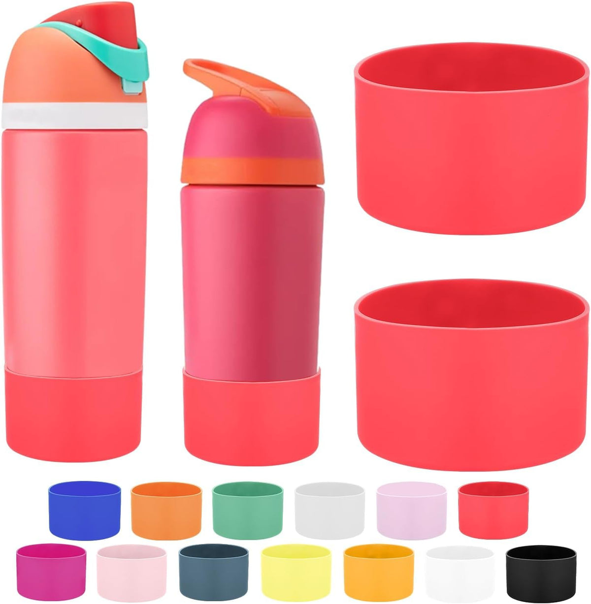 2PCS Silicone Boot for Owala FreeSip Water Bottle 32oz