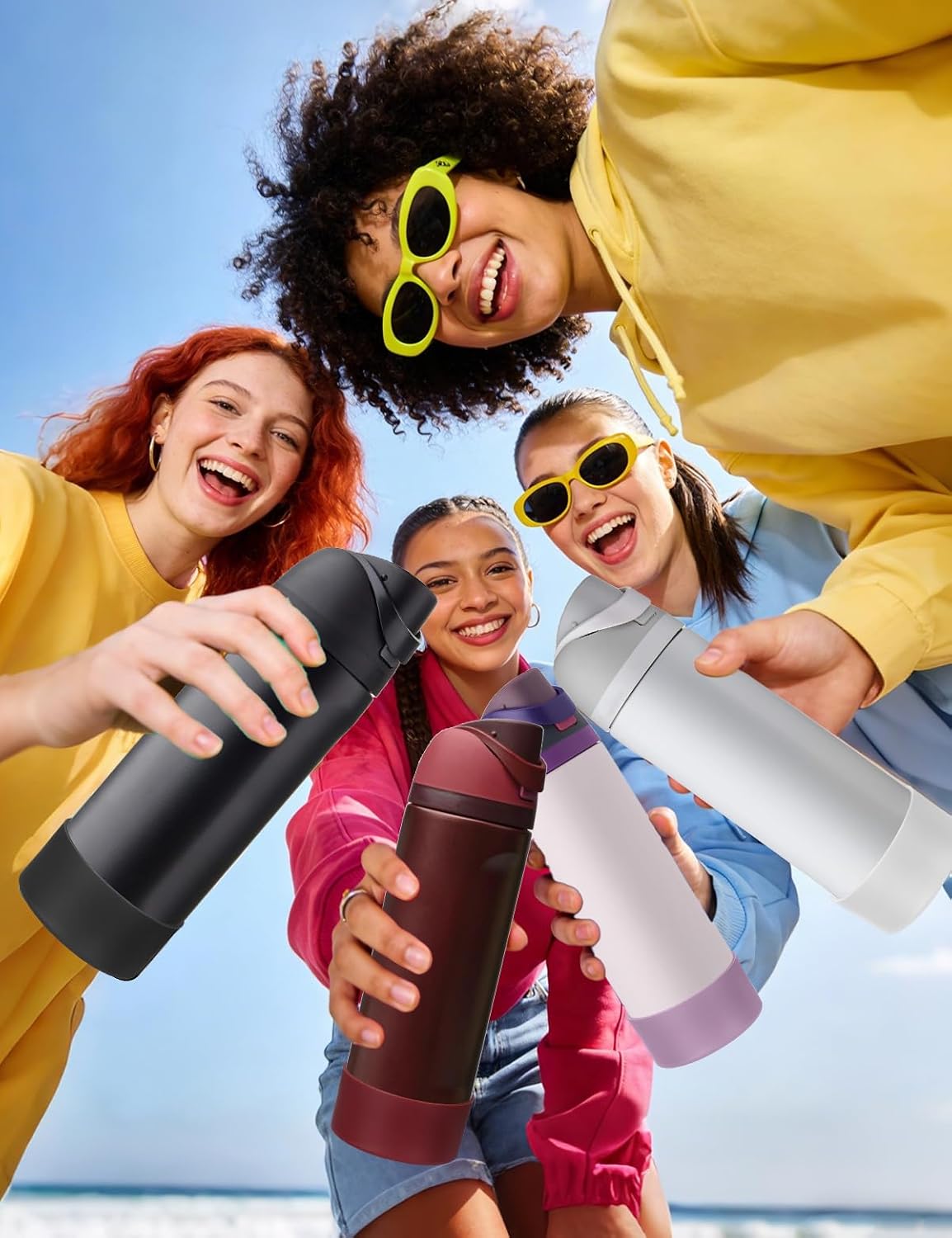 2PCS Silicone Boot for Owala FreeSip Water Bottle 32oz