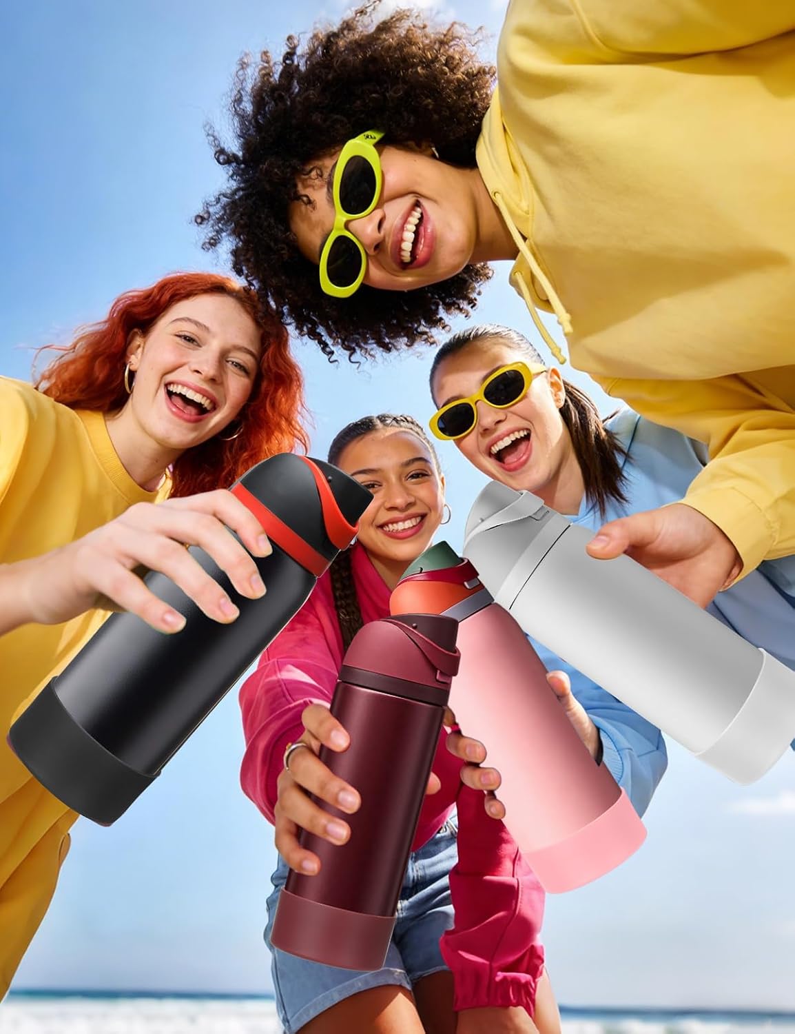 2PCS Silicone Boot for Owala FreeSip Water Bottle 32oz