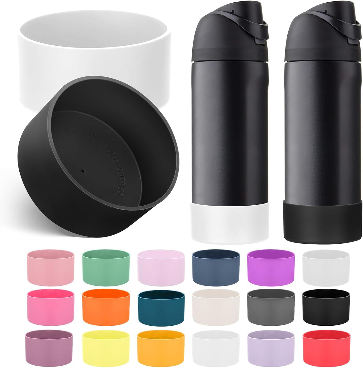 2PCS Silicone Boot for Owala FreeSip Water Bottle 32oz