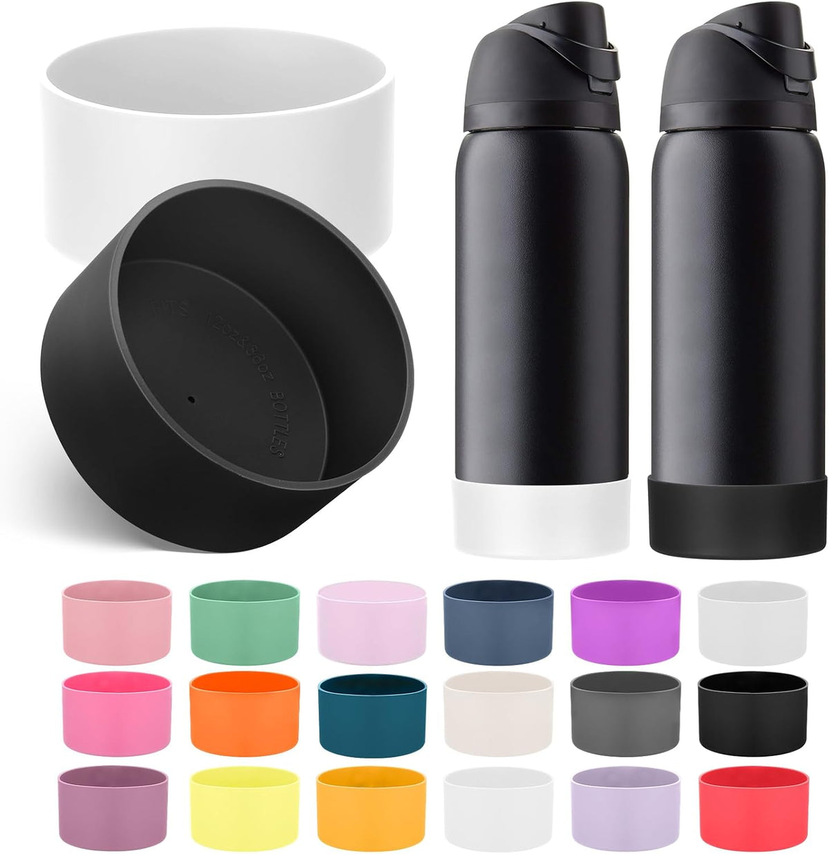 2PCS Silicone Boot for Owala FreeSip Water Bottle 32oz
