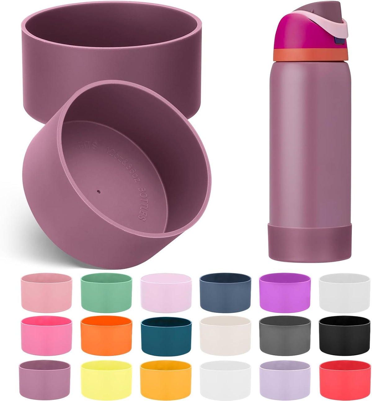 2PCS Silicone Boot for Owala FreeSip Water Bottle 32oz