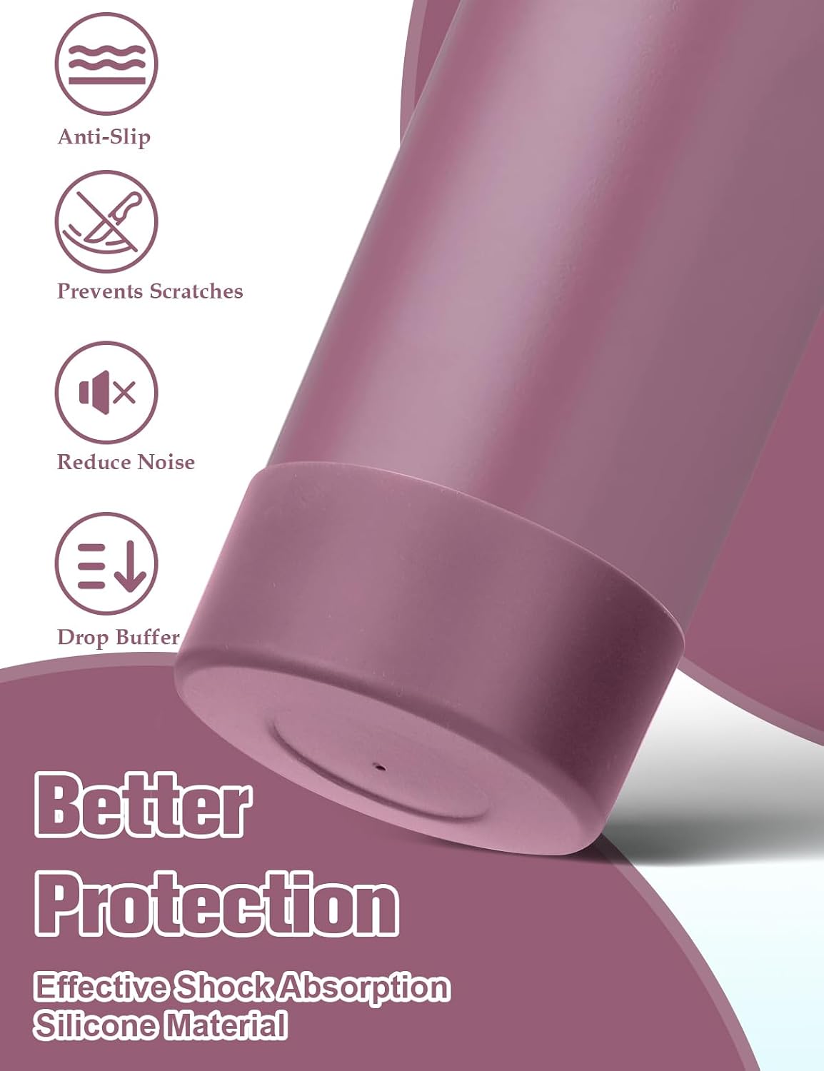 2PCS Silicone Boot for Owala FreeSip Water Bottle 32oz