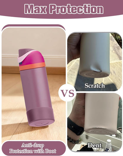 2PCS Silicone Boot for Owala FreeSip Water Bottle 32oz