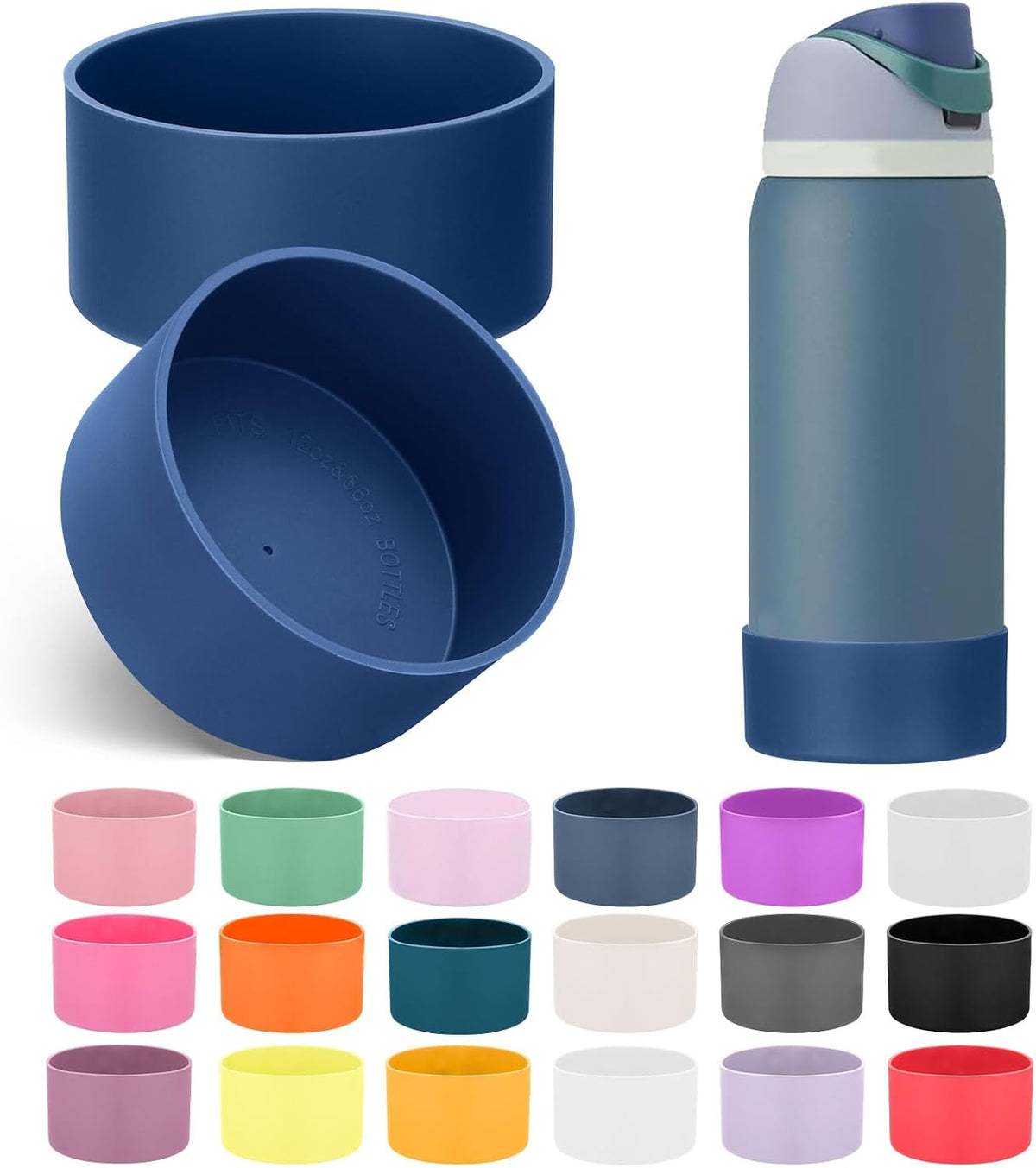 2PCS Silicone Boot for Owala FreeSip Water Bottle 32oz