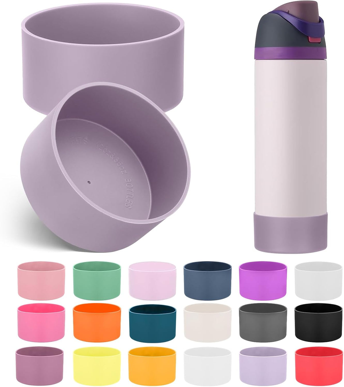 2PCS Silicone Boot for Owala FreeSip Water Bottle 32oz