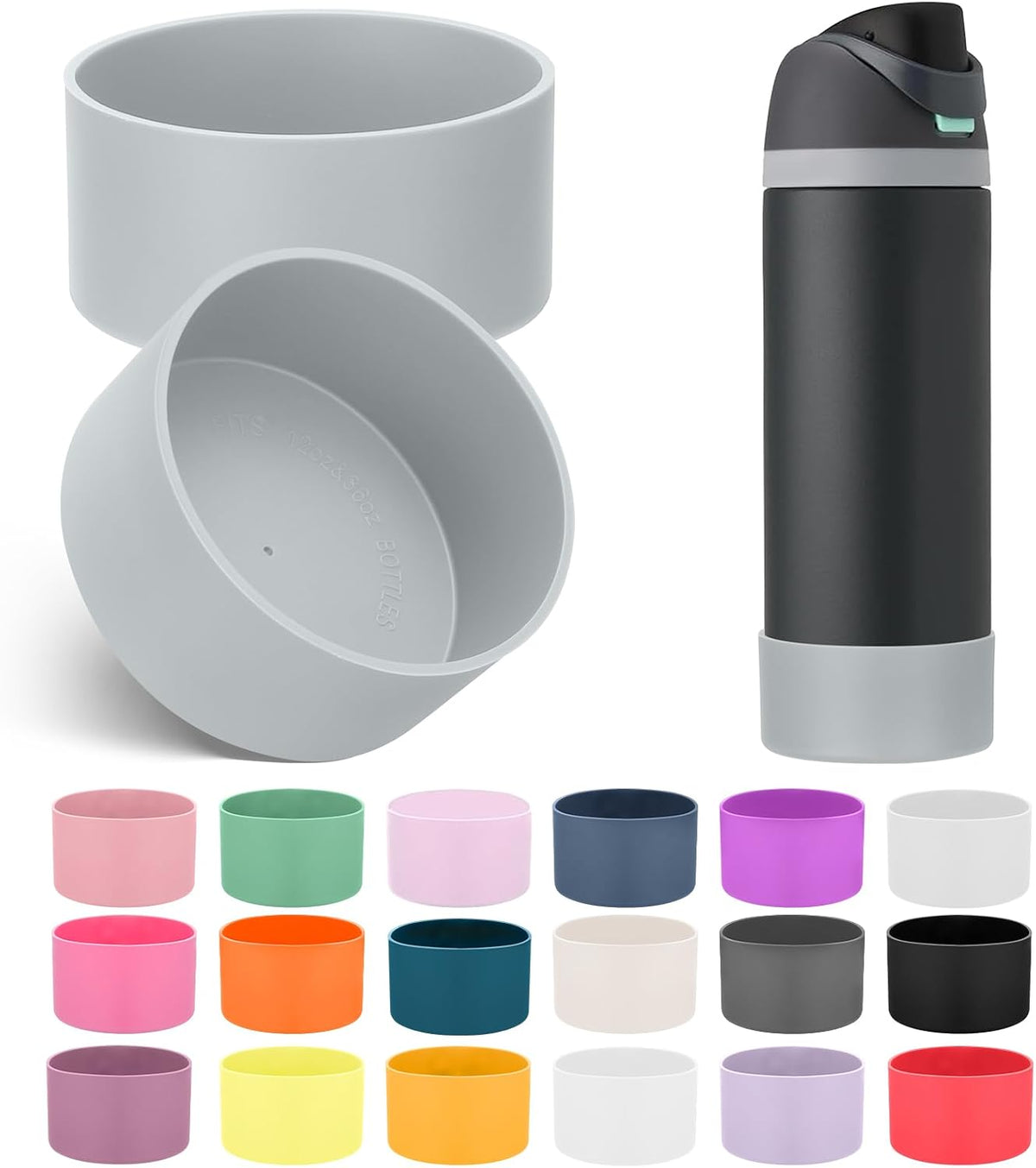 2PCS Silicone Boot for Owala FreeSip Water Bottle 32oz