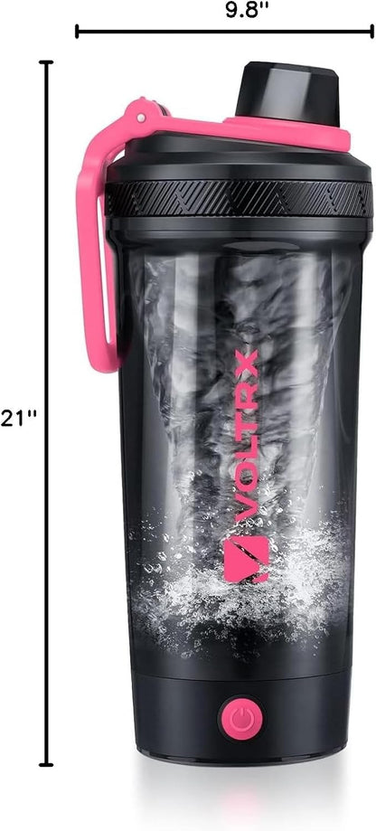 Electric Protein Shaker Bottle - USB Rechargeable Mixer Cup for Shakes and Meal Replacements, BPA-Free Tritan, 24oz