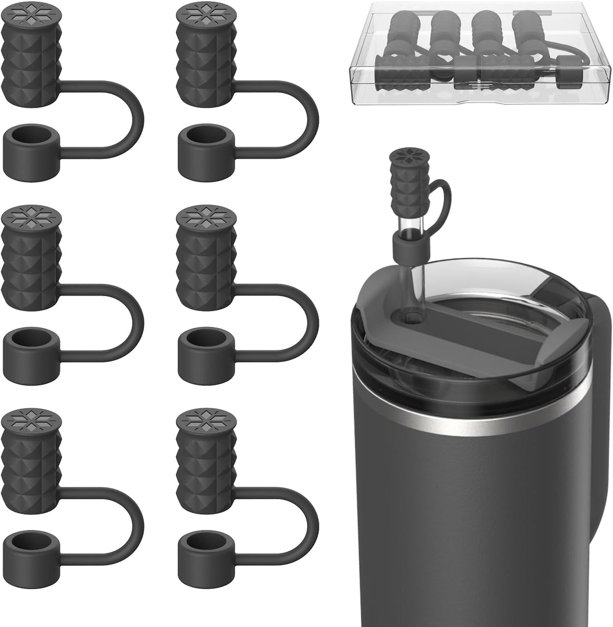 Straw Toppers for Stanley Cups, Straw Covers Cap for Tumblers, Starlight