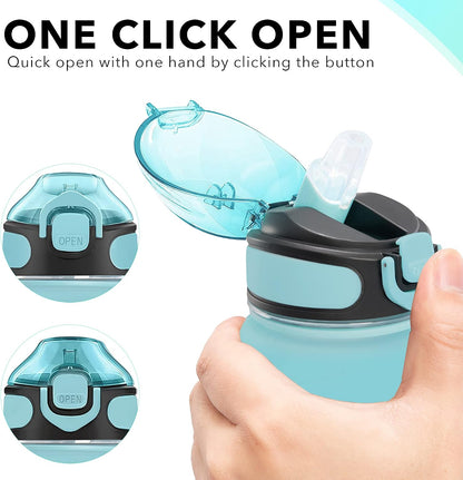 32 oz Drinking Water Bottle with Times to Drink and Straw, Motivational with Carrying Strap, Leakproof BPA & Toxic Free, Ensure You Drink Enough Water for Fitness Gym Outdoor