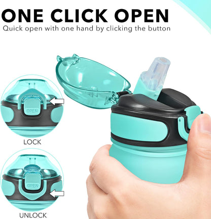 32 oz Drinking Water Bottle with Times to Drink and Straw, Motivational with Carrying Strap, Leakproof BPA & Toxic Free, Ensure You Drink Enough Water for Fitness Gym Outdoor