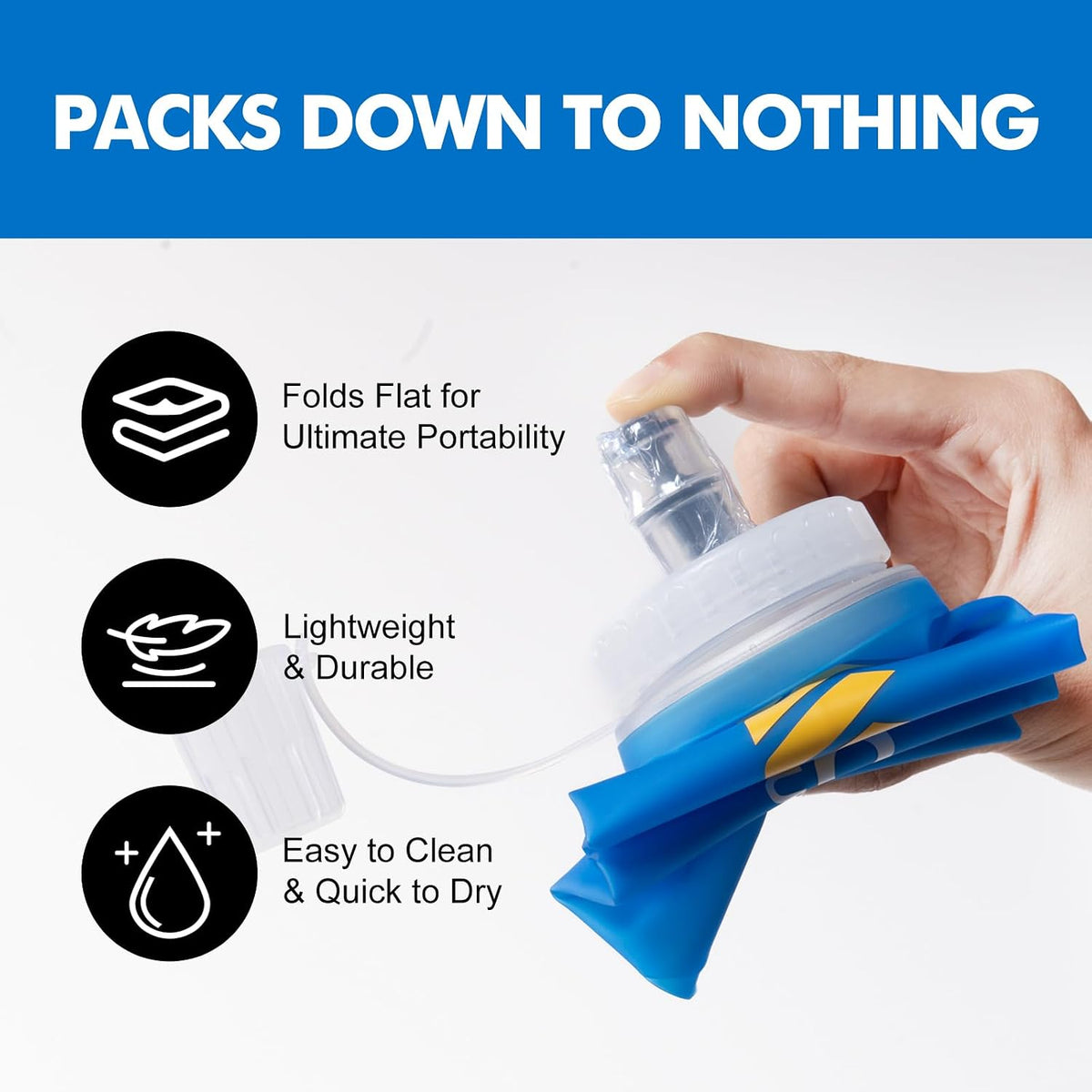 Running Water Bottle 1PC Soft Flask
