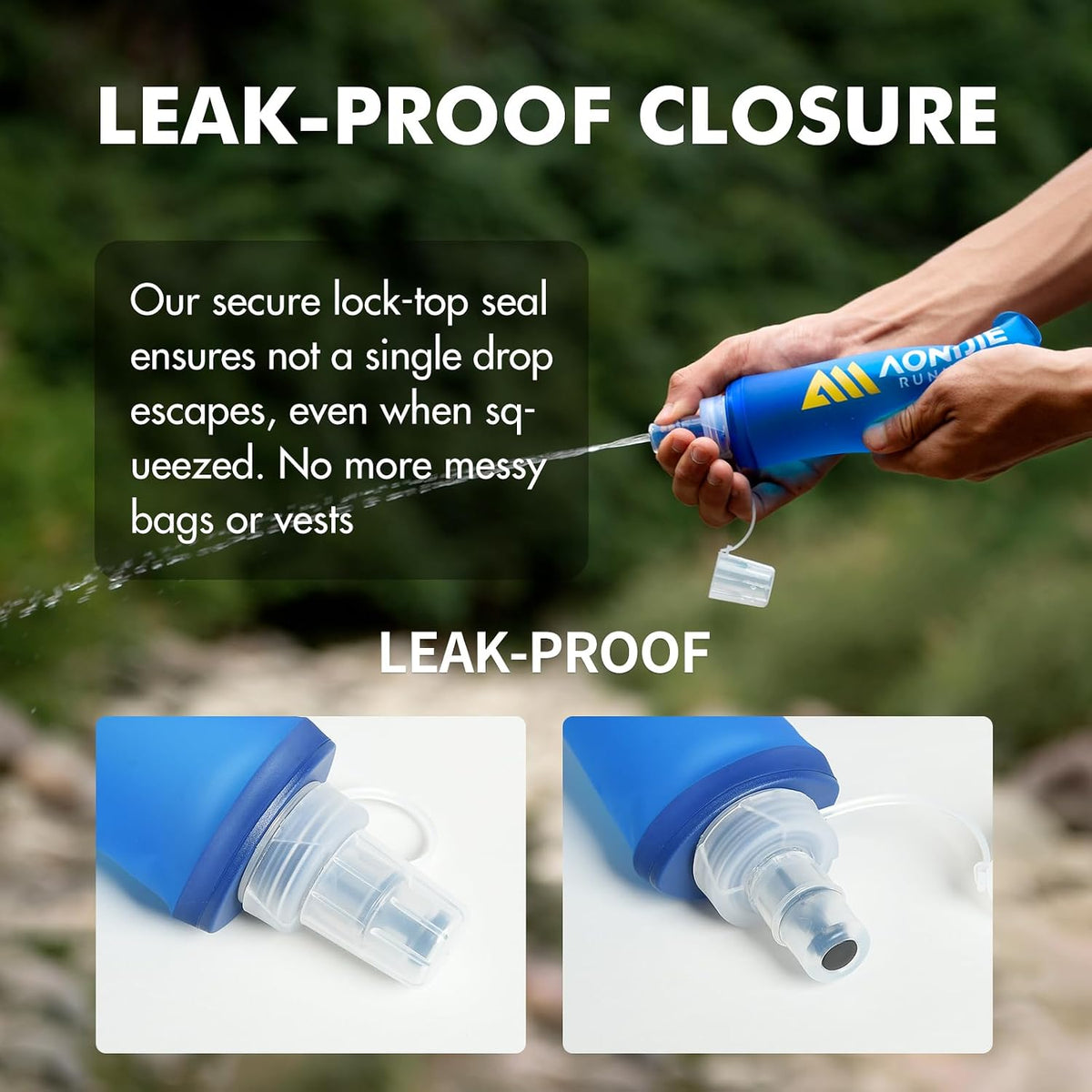 Running Water Bottle 1PC Soft Flask