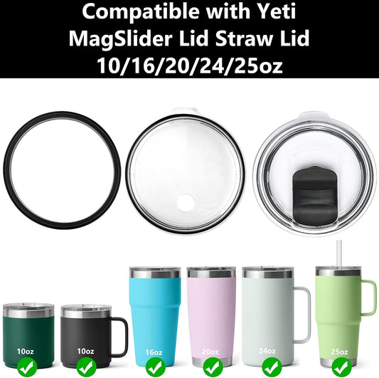 Rubber Seal Ring for Yeti Tumbler 20 30 oz, Leakproof O-Ring Gasket 4pcs