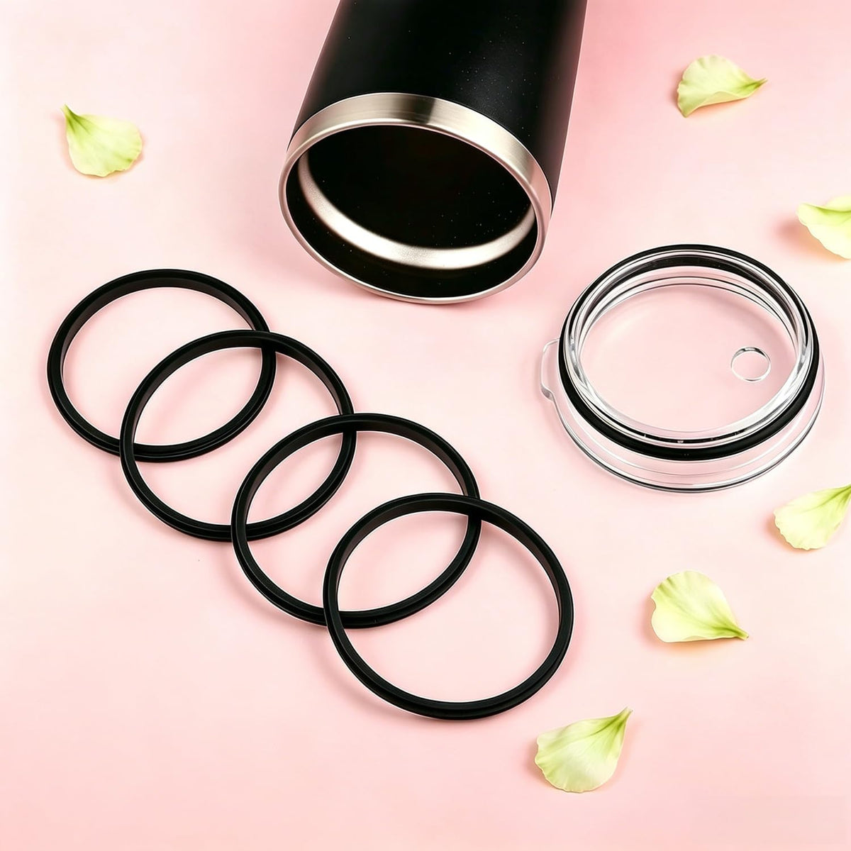 Rubber Seal Ring for Yeti Tumbler 20 30 oz, Leakproof O-Ring Gasket 4pcs
