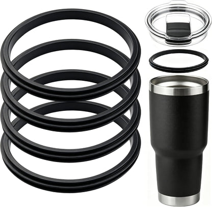 Rubber Seal Ring for Yeti Tumbler 20 30 oz, Leakproof O-Ring Gasket 4pcs