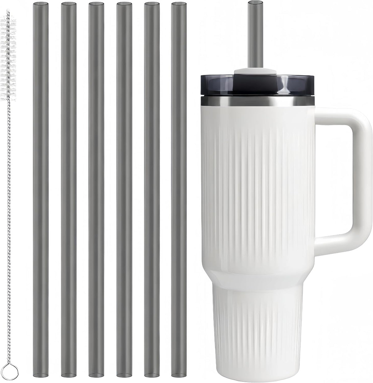 Replacement Straws for Stanley Quencher 40oz Tumbler, 6 Pack