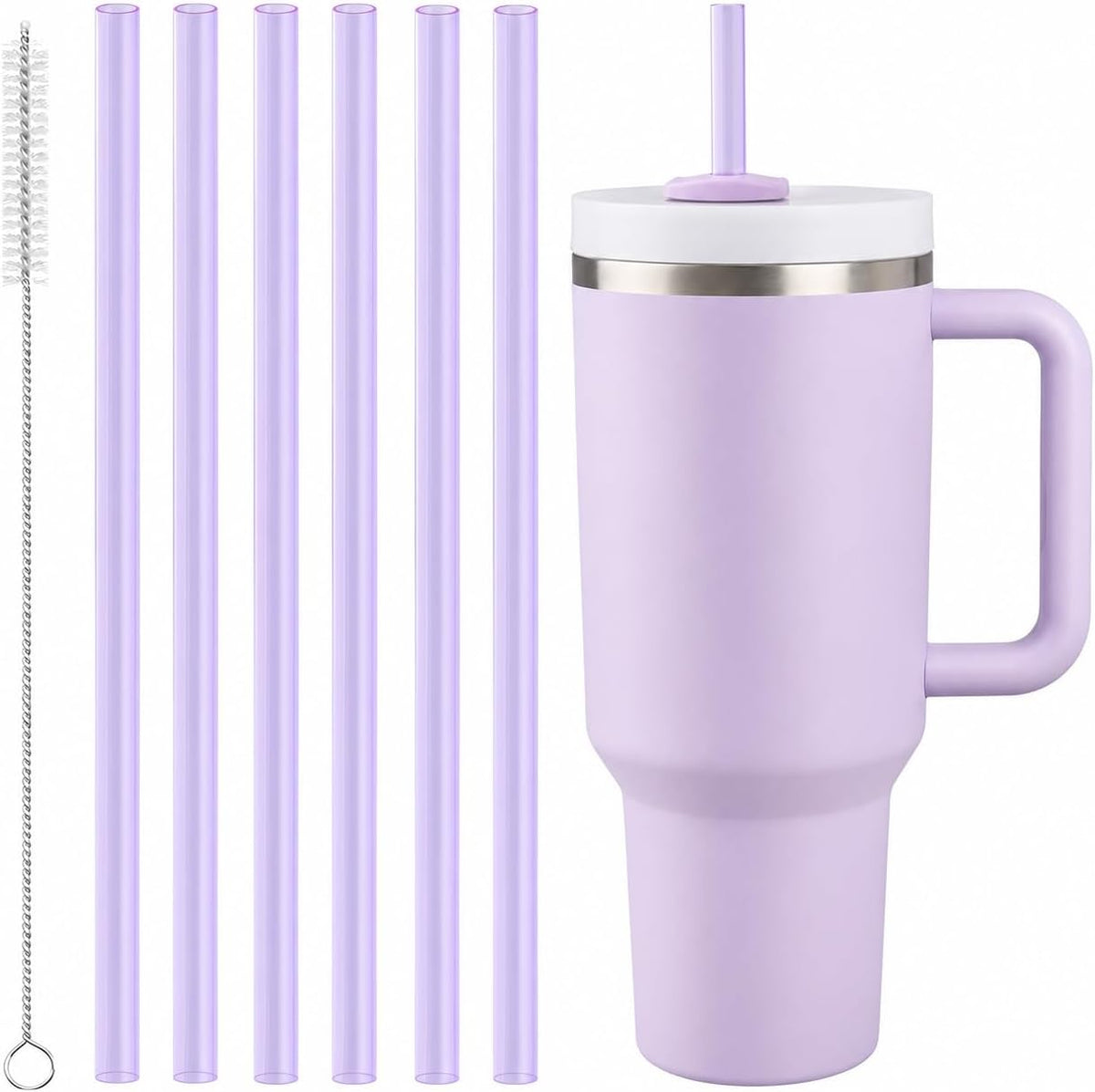 Replacement Straws for Stanley Quencher 40oz Tumbler, 6 Pack