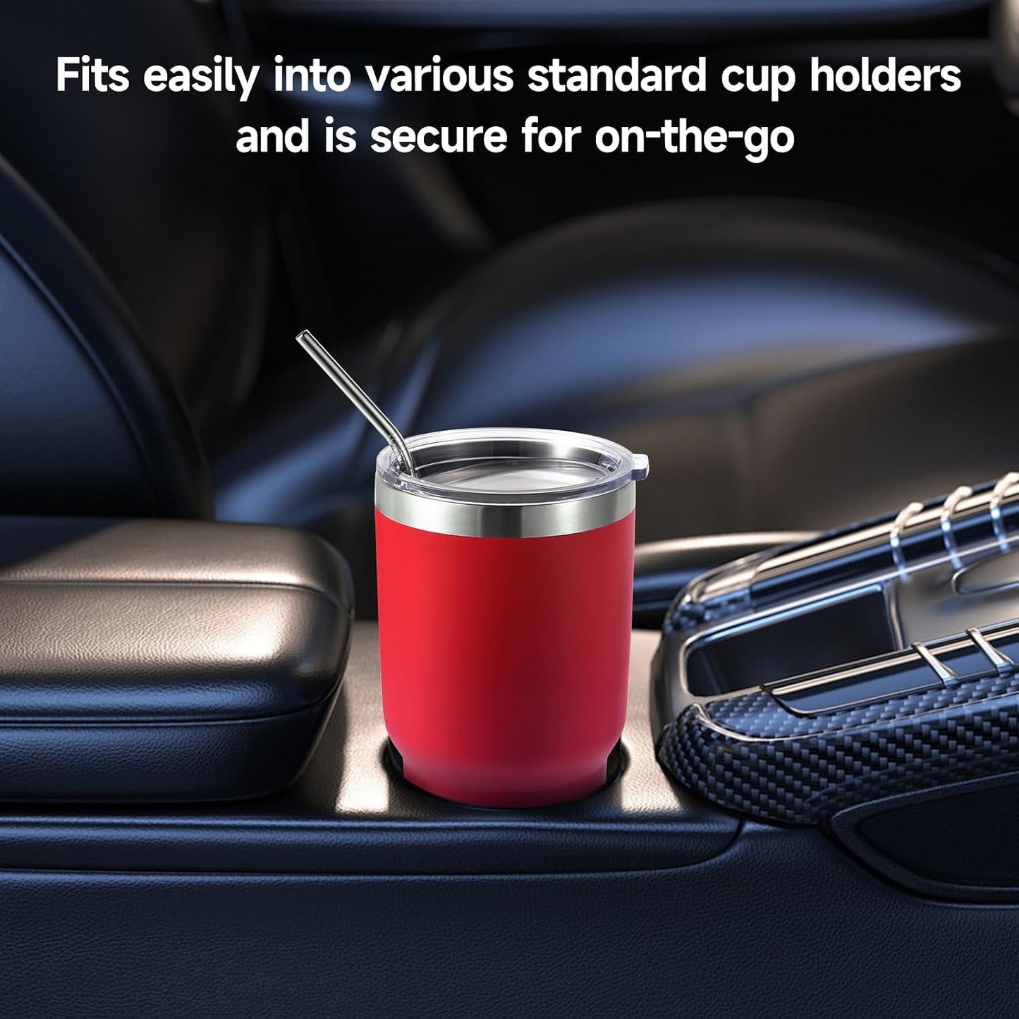 Volhoply 30oz Insulated Tumbler with Lid and Straw, Double Wall Inner & Outer 304 Stainless Steel Coffee Cup, Travel Mug Reusable Thermal Cup for Cold & Hot Drinks (Army Green,1 Pack)
