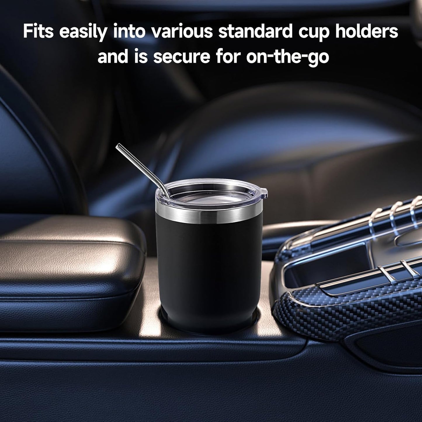 Volhoply 30oz Insulated Tumbler with Lid and Straw, Double Wall Inner & Outer 304 Stainless Steel Coffee Cup, Travel Mug Reusable Thermal Cup for Cold & Hot Drinks (Army Green,1 Pack)