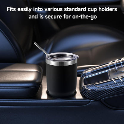 Volhoply 30oz Insulated Tumbler with Lid and Straw, Double Wall Inner & Outer 304 Stainless Steel Coffee Cup, Travel Mug Reusable Thermal Cup for Cold & Hot Drinks (Army Green,1 Pack)