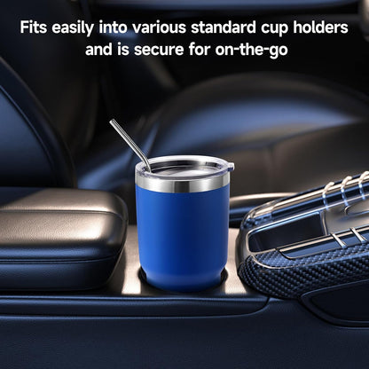 Volhoply 30oz Insulated Tumbler with Lid and Straw, Double Wall Inner & Outer 304 Stainless Steel Coffee Cup, Travel Mug Reusable Thermal Cup for Cold & Hot Drinks (Army Green,1 Pack)