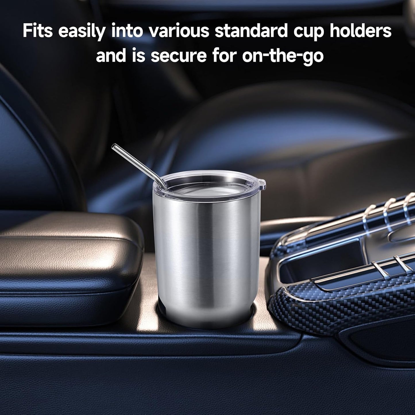 Volhoply 30oz Insulated Tumbler with Lid and Straw, Double Wall Inner & Outer 304 Stainless Steel Coffee Cup, Travel Mug Reusable Thermal Cup for Cold & Hot Drinks (Army Green,1 Pack)