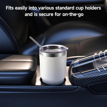 Volhoply 30oz Insulated Tumbler with Lid and Straw, Double Wall Inner & Outer 304 Stainless Steel Coffee Cup, Travel Mug Reusable Thermal Cup for Cold & Hot Drinks (Army Green,1 Pack)